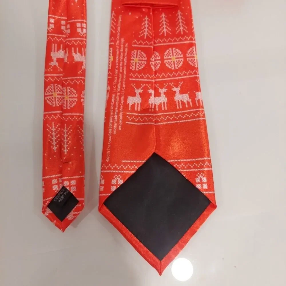 Waffle House Coca Cola Red Christmas Tie
